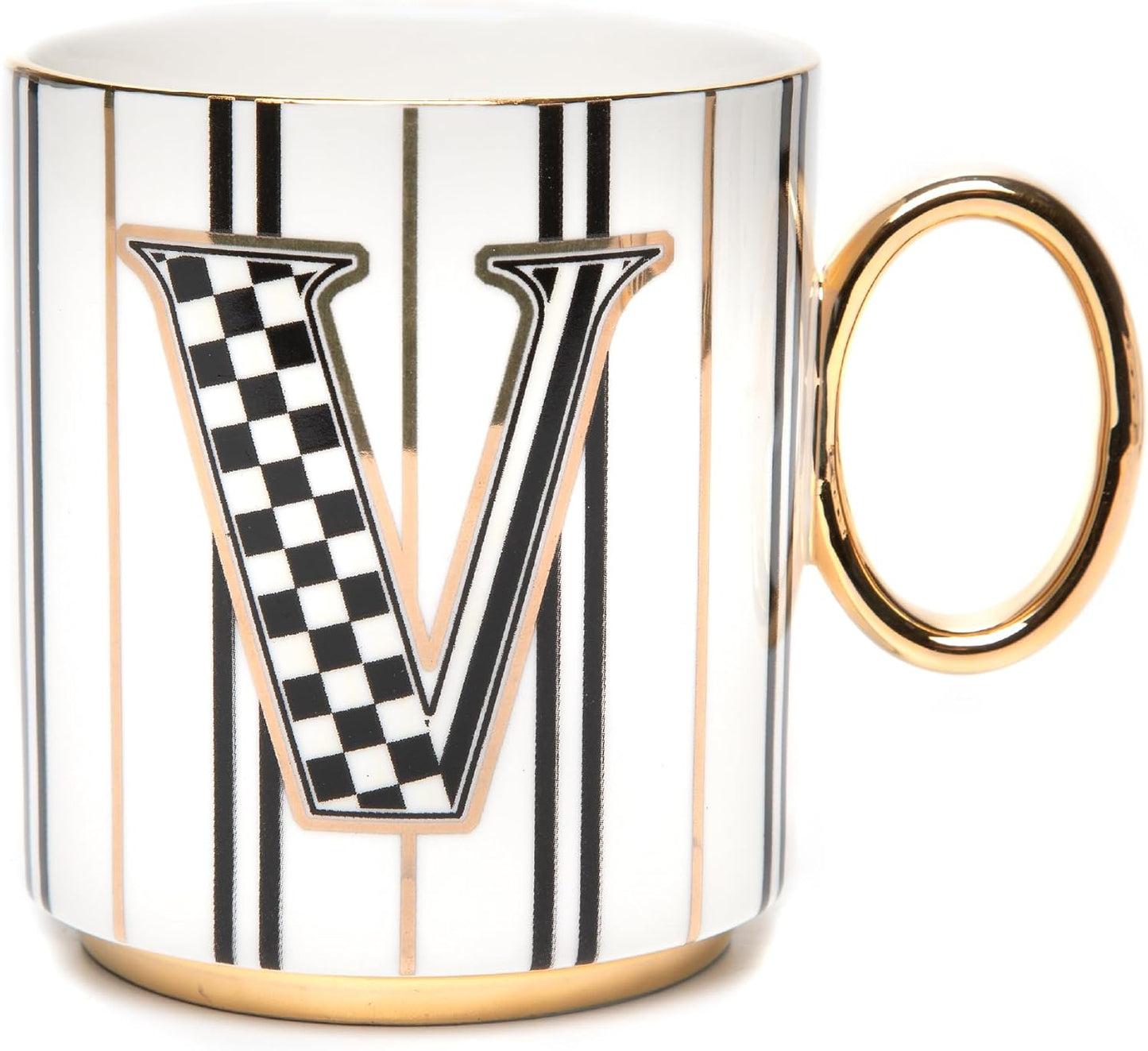 MACKENZIE-CHILDS My Mug, Decorative Ceramic Coffee Mug with Handle, V