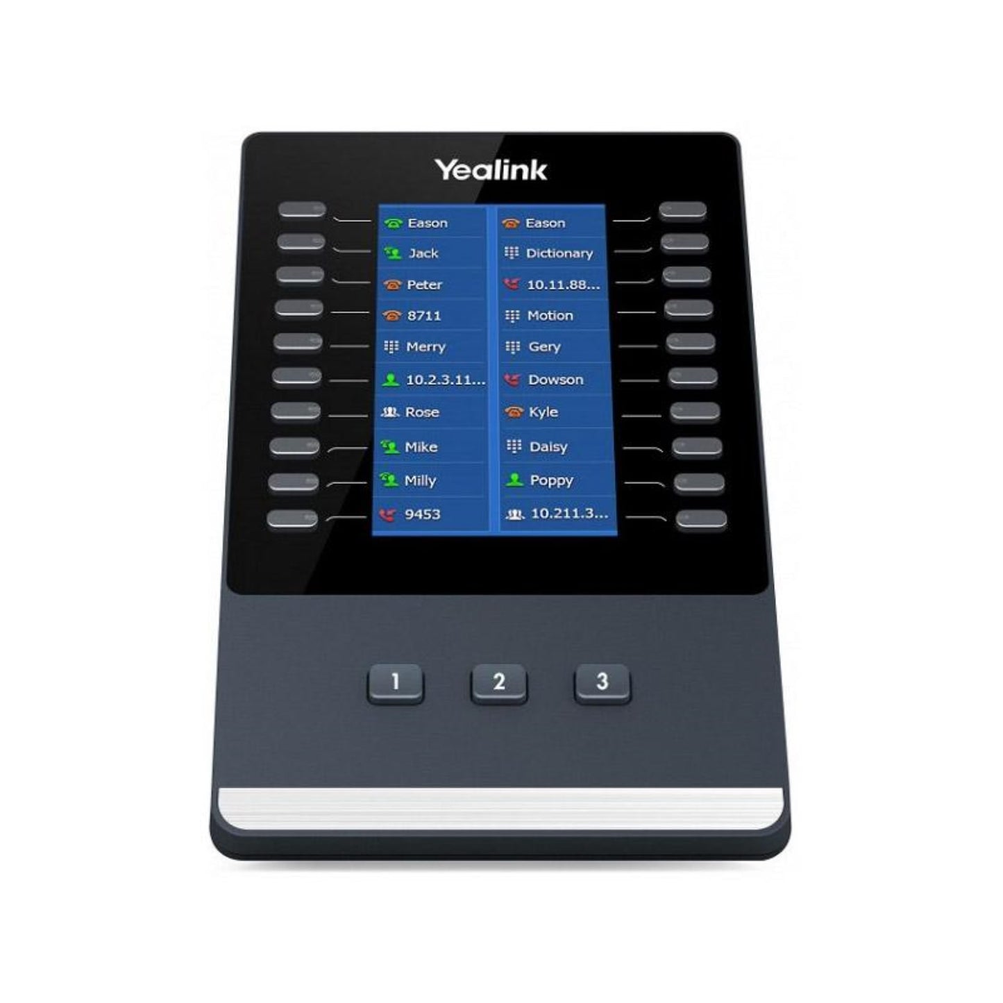 Yealink T4U Series Expansion Module, 4.3 272 X 480-Pixel Color Screen