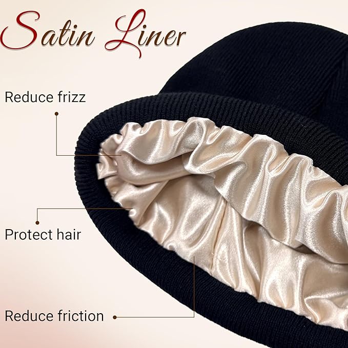 NPQQUAN Unisex Beanie Hats for Men Women Winter Knit Beanies