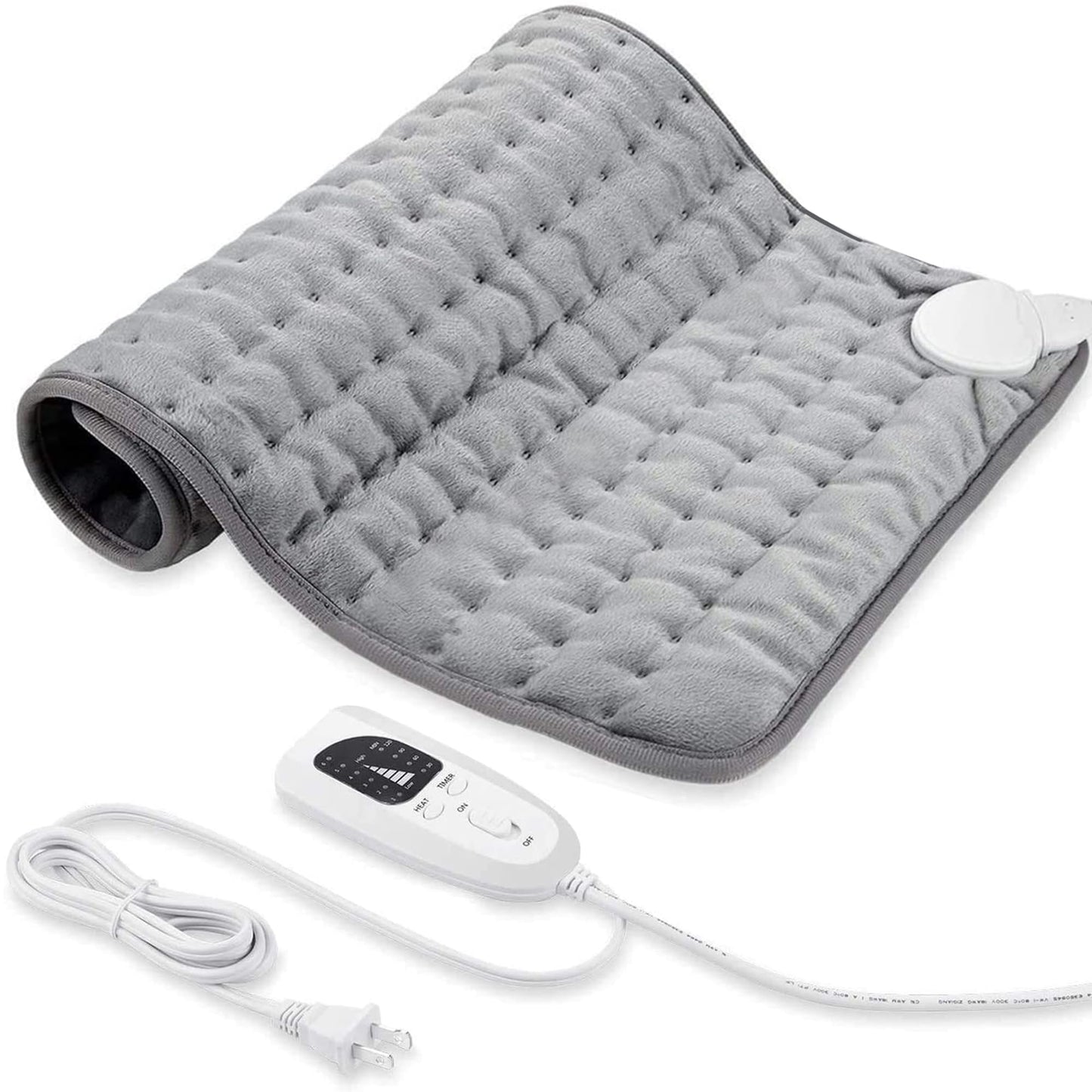 Electric Heating pad for Back Neck Shoulder Knee Arms Legs- Electric Heat Pads with 6 Heat Settings & Auto Shut Off &Dry/Moist Heat Heating Pad for Birthday Mother Father Girl Men Women