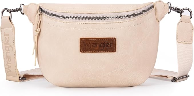 Wrangler Crossbody Bags for Women Large Fanny Packs Bum Bag Travel Belt Bags Sling Purse
