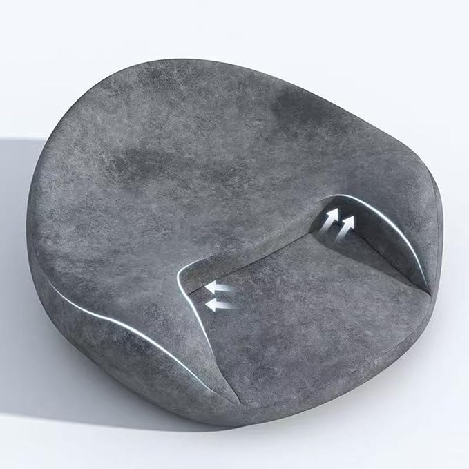 Meditation Cushion Yoga Mat Cushion Support Equipment Creative Seat Floor Pillow for Bedroom Tea Ceremony Sitting Living Room, Grey
