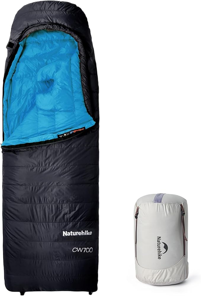 스폰서 광고 - Naturehike 성인용 0도 초경량 다운 침낭, 650 필 파워, RDS 다운 기능이 있는 배낭여행 추운 날씨용 침낭, 캠핑, 하이킹용 -16.7°C/-7.8°C(-4°F) 침낭