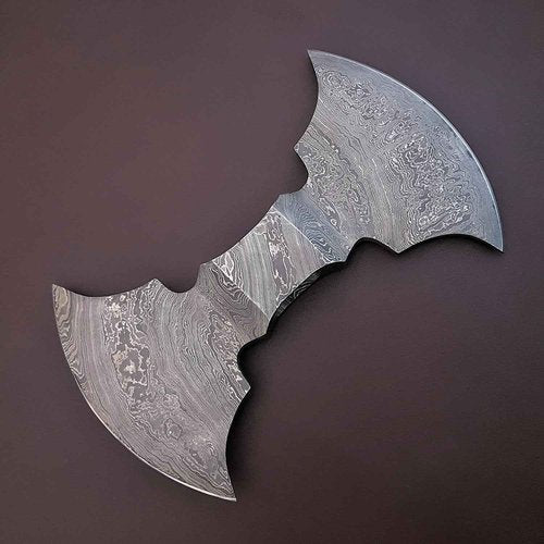 JNR Traders Damascus Double Headed Axe, Handmade Double Edge, Double Bit 2038