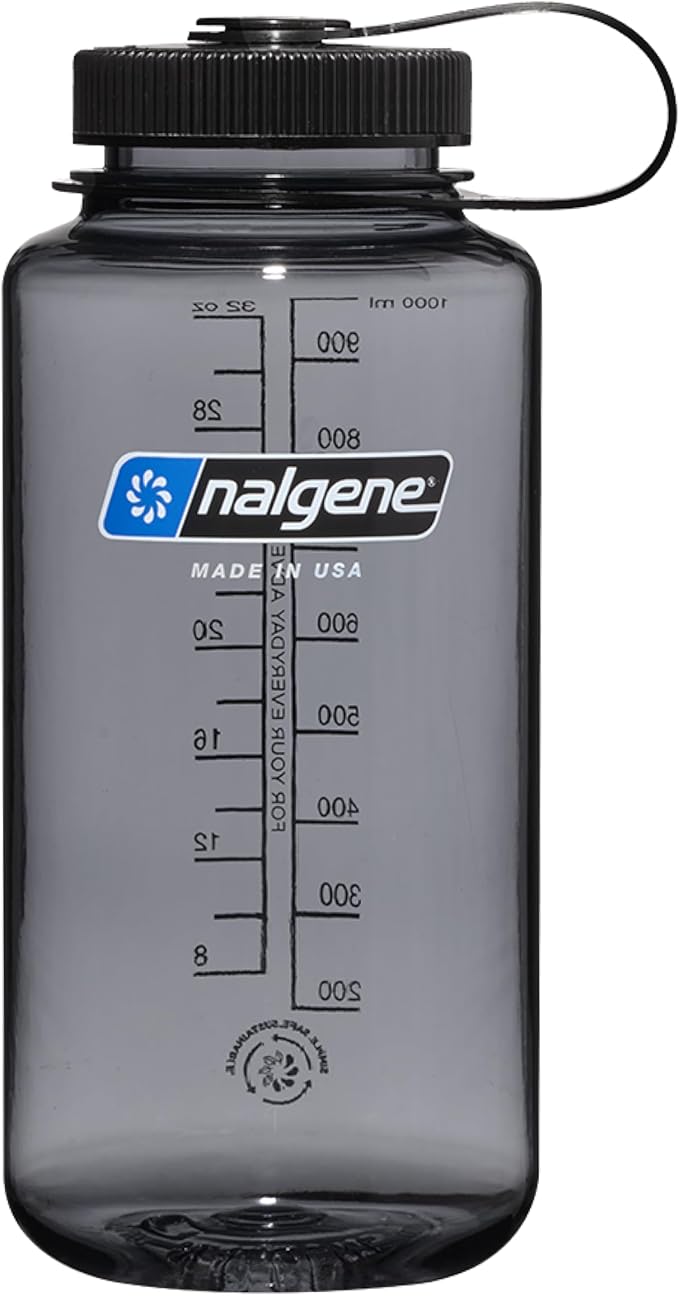 Nalgene Sustain Tritan BPA-Free Water Bottle Made with Material Derived From 50% Plastic Waste (using ISCC certified mass ...