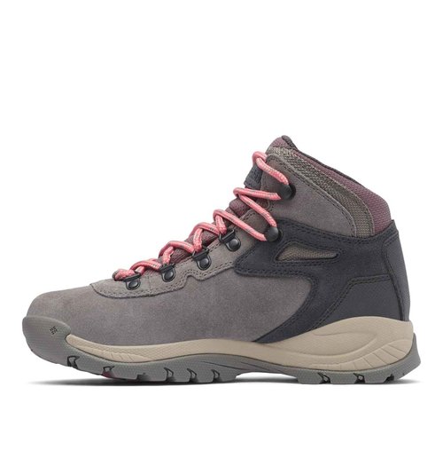 Columbia Womens Newton Ridge Plus Waterproof Amped, Stratus/Canyon Rose, 12