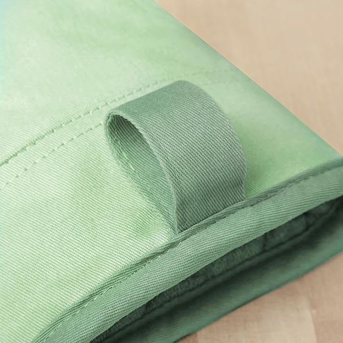 KitchenAid Beacon Two-Tone Non-Slip Mini Oven Mitt Set, Pistachio/Graphite Green, 5.5"x8", 2 Piece