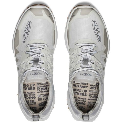 KEEN Men's Zionic Low Height Breathable All Terrain Hiking Shoes, Vapor/Alloy, 7.5