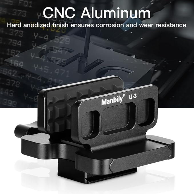 Manbily Shooting Rest Saddle for Hunting Shooting Stick Tripods Bipods Monopods Stand-Black(U-3)
