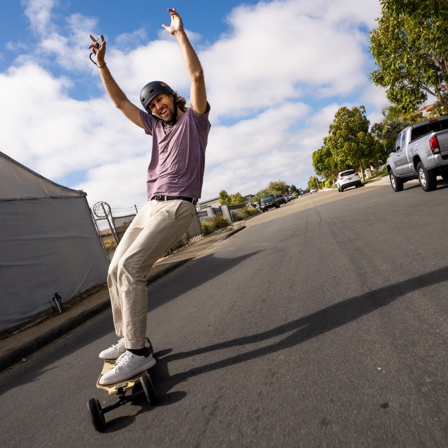MEEPO Bamboo Series Off-Road All Terrain Electric Skateboard, Ultra-Long 20-31 Miles Range Mountain Board, Highest 28-32 MPH Top Speed, Professional for Adult Riders