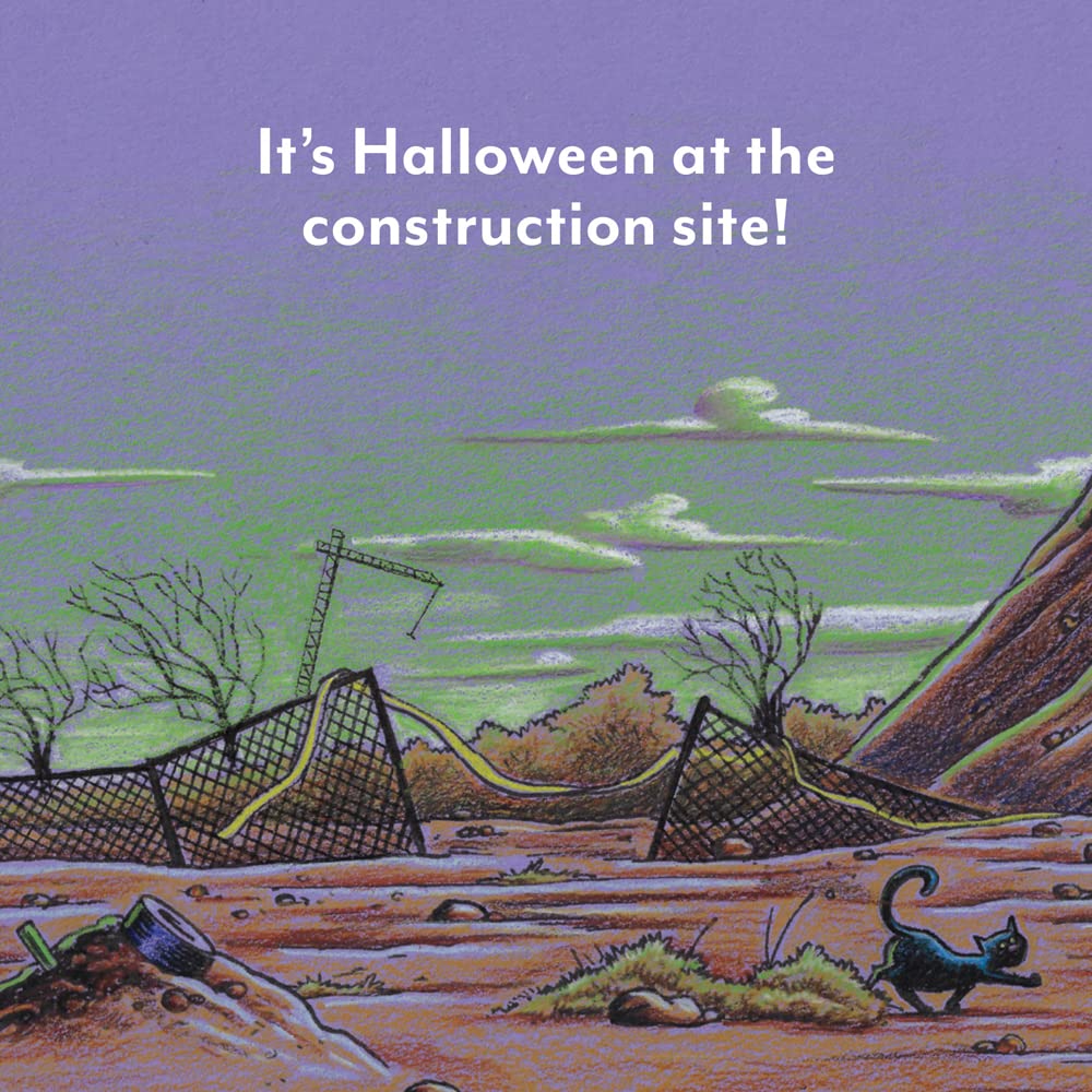 Construction Site Gets a Fright!: A Halloween Lift-the-Flap Book (Goodnight Construction Site)
