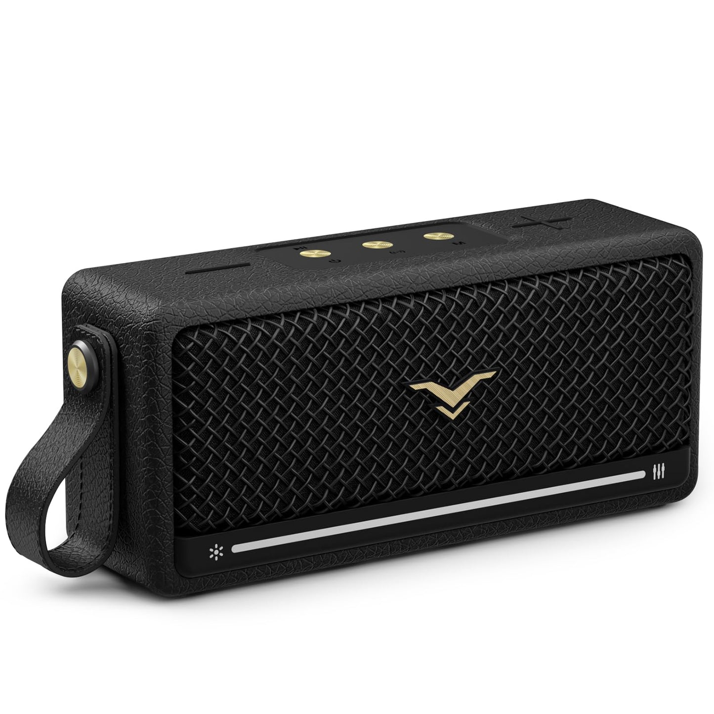 Portable Bluetooth Speakers, Ip67 Waterproof Wireless Speaker With Lights, 40W Loud Stereo Sound, Active Extra Bass, Bluetooth 5