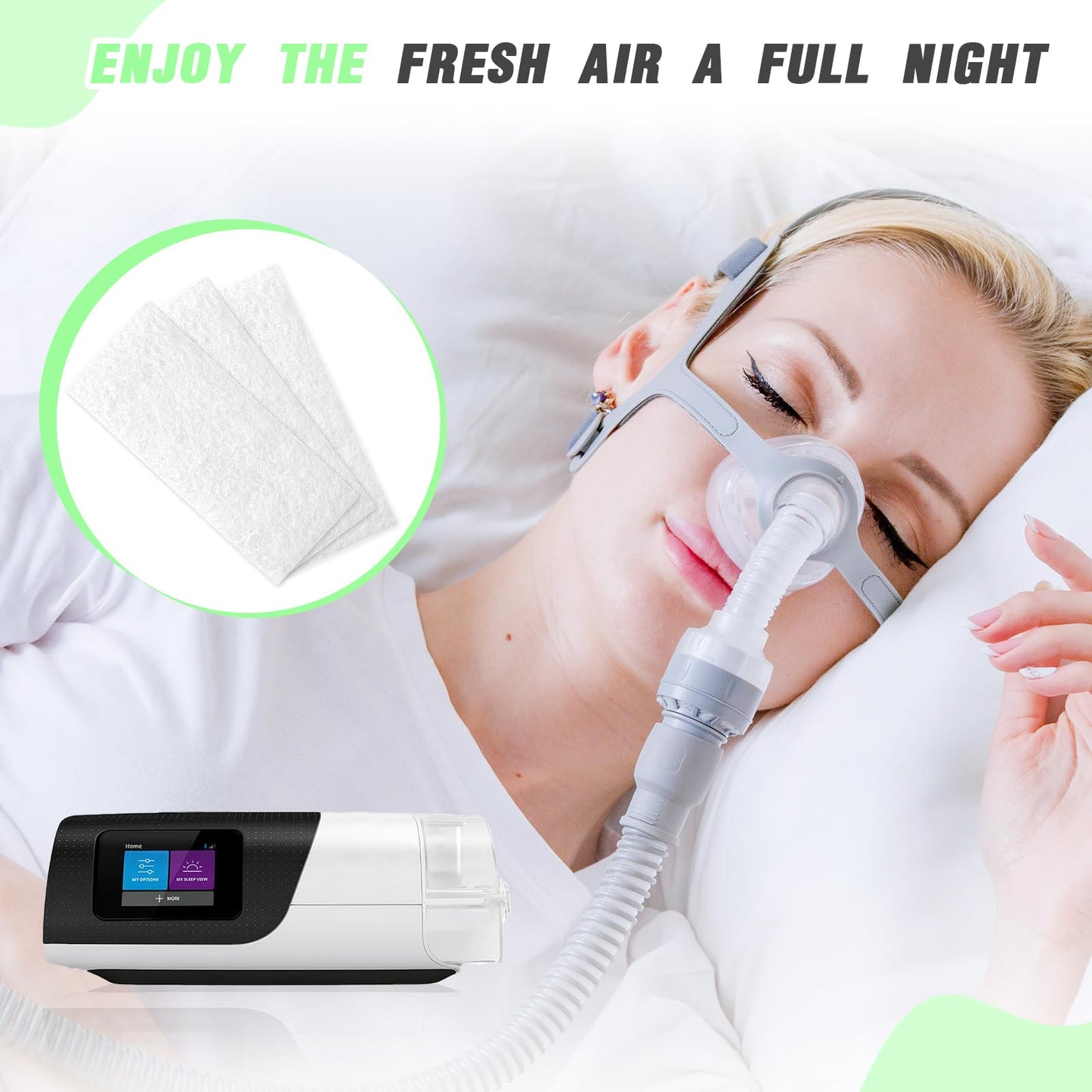 YONCOZY Water Chamber for AirSense 11 & AirCurve 11, Replacement Water Tank with 24 Packs AirSense 11 Filters, Reliable Seal & Easy Install S11 CPAP Supplies