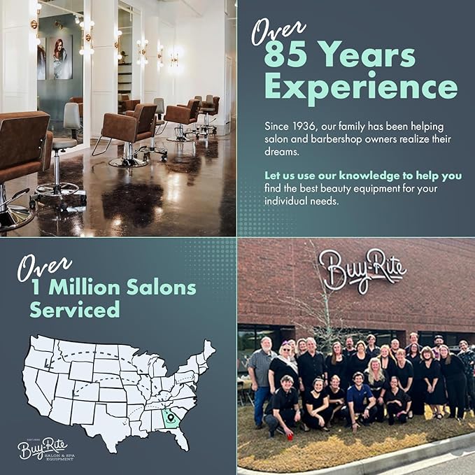 Buy-Rite Chelsea Shampoo Backwash Station - Gray Tufted Chair & Tilting Porcelain Bowl, Brass Nailhead Trim, Removable Cushion, Full Hardware Kit - NIN-9902BW-GRY