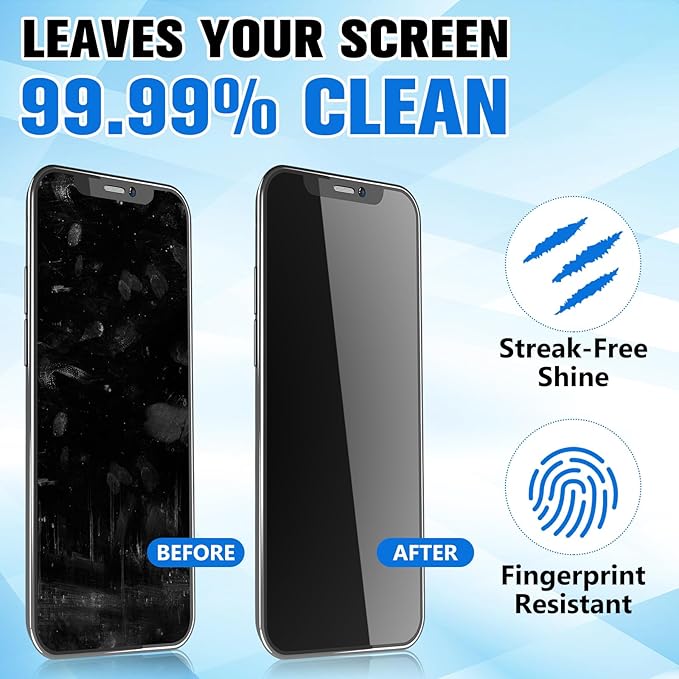 240 Wipes/12 Pack Electronic Cleaning Wipes, Pre-Moistened Screen Wipes for TVs, Computer, Monitor, Phones and Other Electronics, Resealable for a Freshness Lock, No Scratches, No Steaks
