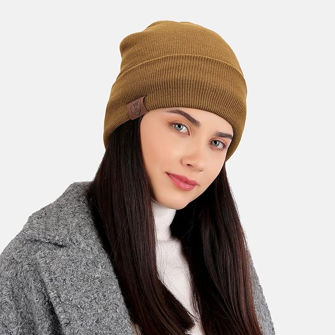 OZERO Winter Beanie Daily Hat - Thermal Polar Fleece Ski Stocking Skull Cap for Men and Women