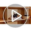 oliruim Wooden Knot Decoration Bohemian Decoration Hand-Carved Knot Black Coffee Table Decoration Suitable for Modern Home...