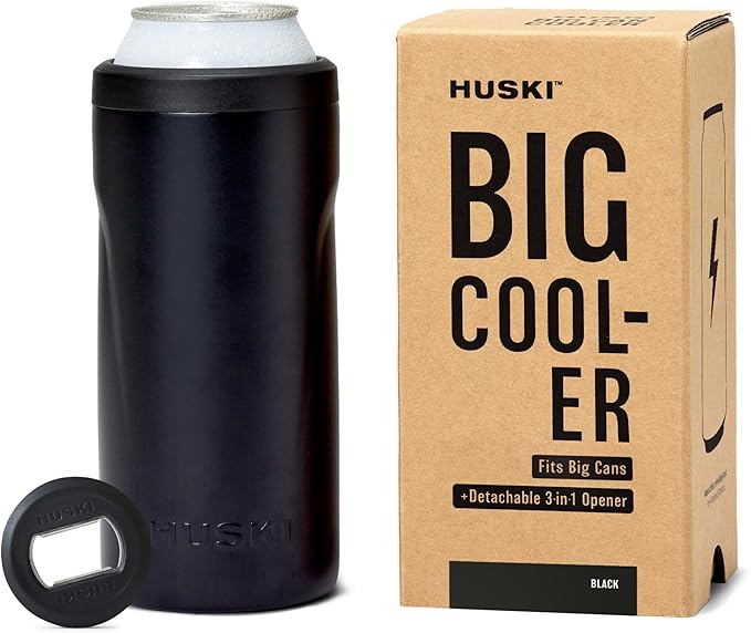 Huski Big Can Cooler | NEW | Premium 16oz & 19.2oz Beer & Energy Drink Cooler with Detachable 3-in-1 Opener | Triple Insul...