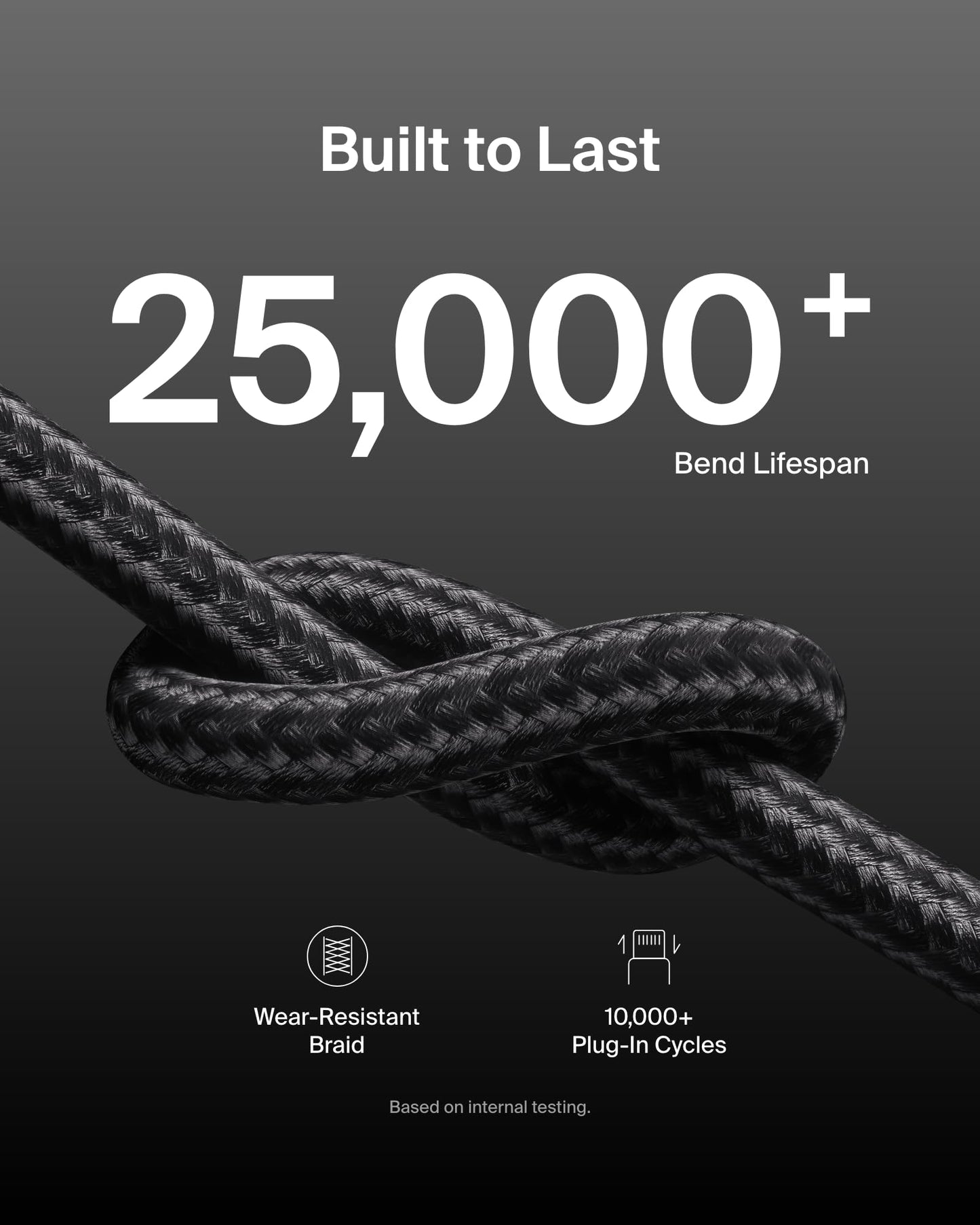 Belkin USB C Cable w/Lightning Connector, 6.6ft - Soft, Flexible Fast-Charging Cable, Lightning Charger Cord for iPhone 14 & Earlier Series, iPad 9th Gen, Airpods & More - Black