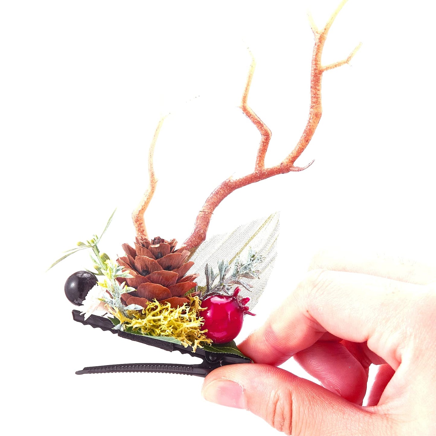 TOECWEGR Christmas Reindeer Antlers Headband Hair Clips Hair Hoop Girl Holiday Beauty Headdress (Christmas 9750s51M)