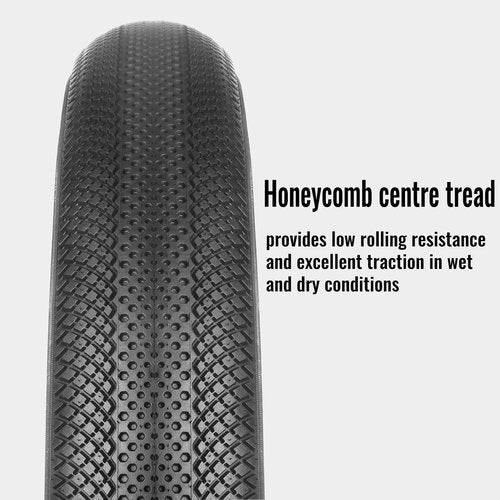 Hycline E-Bike Fat Tire Replacement Set: 26x4.0 Inch Folding Bicycle Tires Plus Bike Tubes and Tire Levers Compatible with Urban Street Mountain or 3-Wheel Bikes (2 Pairs)