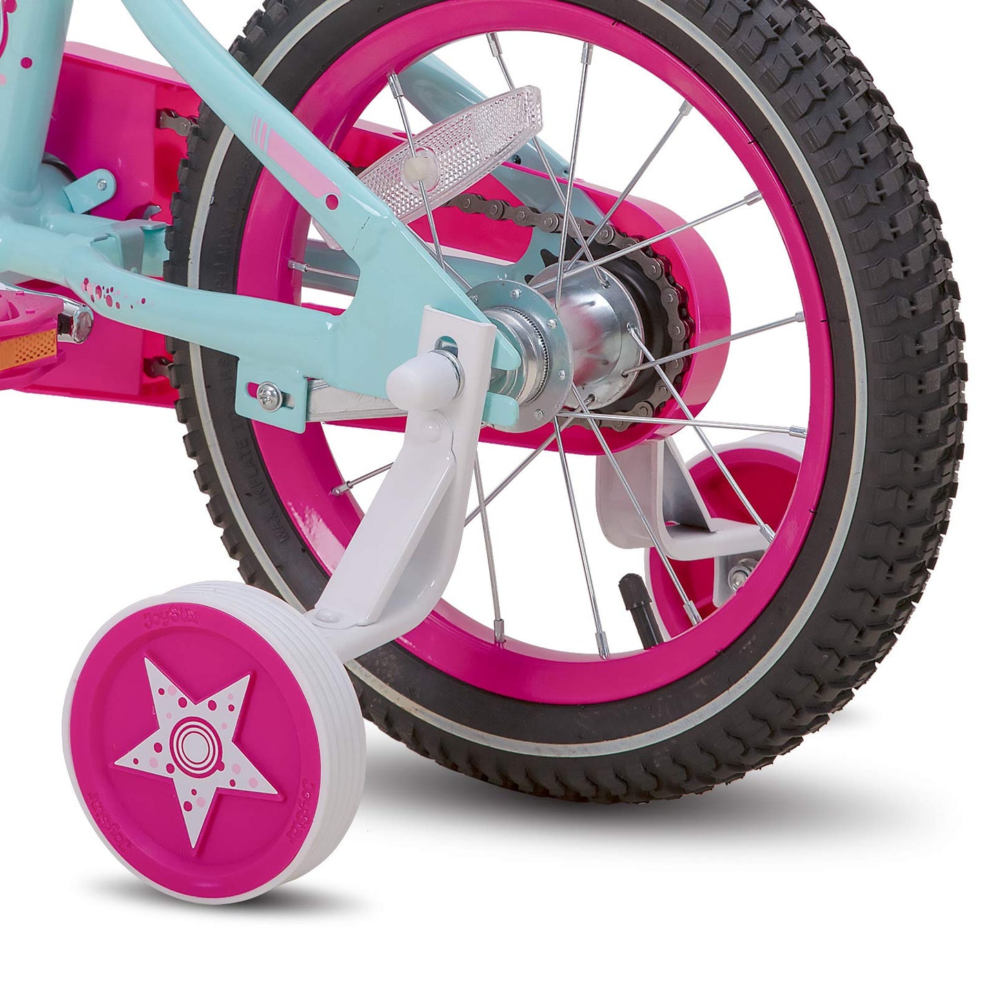 JOYSTAR 16 Inch Girls Bike with Training Wheels for 4-7 Years Old Kids Birthday Gift Children Bicycle with Training Wheels and Hand Brake Kids' Bicycles Blue