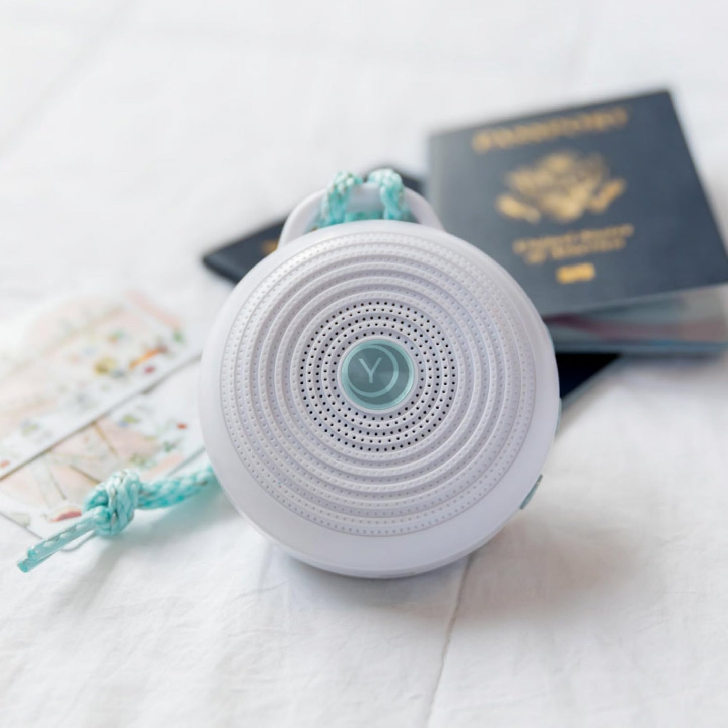 Yogasleep Rohm Portable White Noise Sound Machine (2 Pack) 3 Soothing Natural Sounds & Volume Control, Sleep Therapy for Adults & Kids, Noise Cancelling for Office Privacy & Meditation