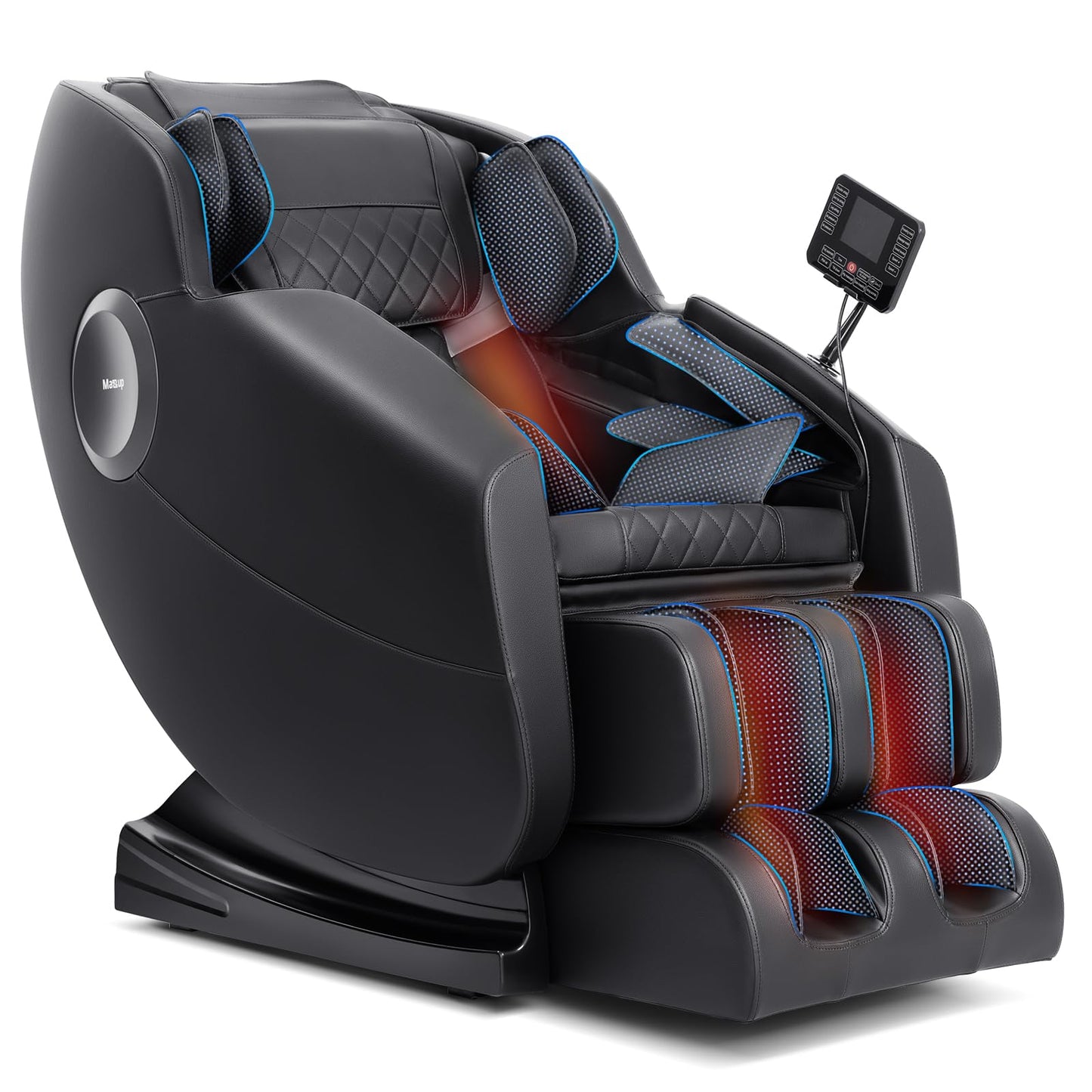 Massage Chair, Zero Gravity Full Body Massage Chair, Shiatsu Recliner with 14 Massage Points, Lumbar & Calf Heating, 20 Auto Modes, Spacious Massage Area, Bluetooth Speaker, Touch Screen Controller