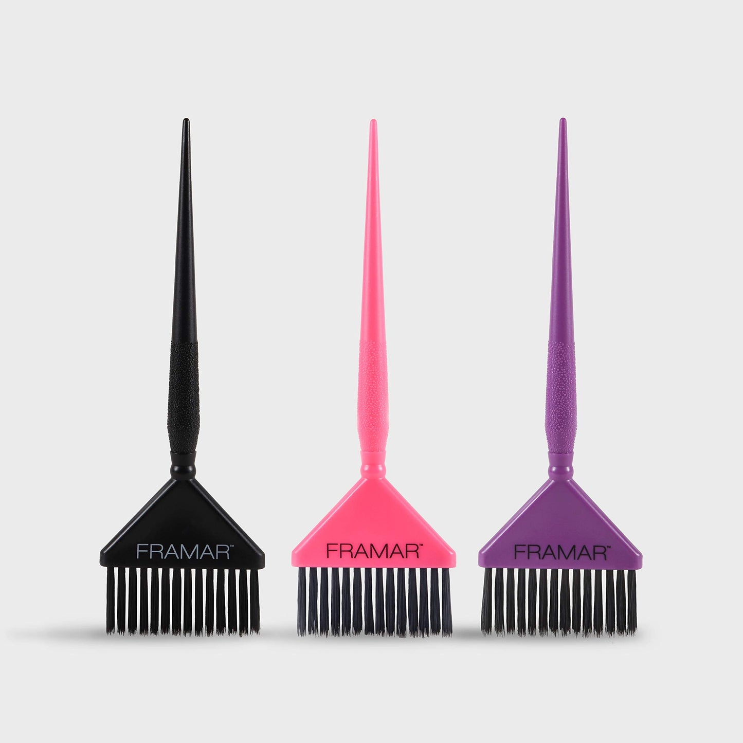 FRAMAR 680343910312 Paint Brush Set Big Daddy Brush Set with 3 Brushes 40 g, Purple, 1 Count