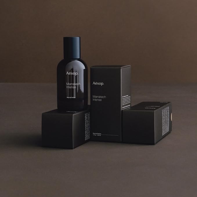 Aesop Marrakech Intense Eau de Parfum | Clove, Sandalwood, and Cardamom Scent | Woody, Spicy, and Floral Aroma | Unisex | 1.6 fl oz