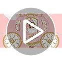 Princess Birthday Party Decorations Princess Carriage Photo Booth Props 63 x 46 in Fabric Backdrop Pink and Gold Door Bann...