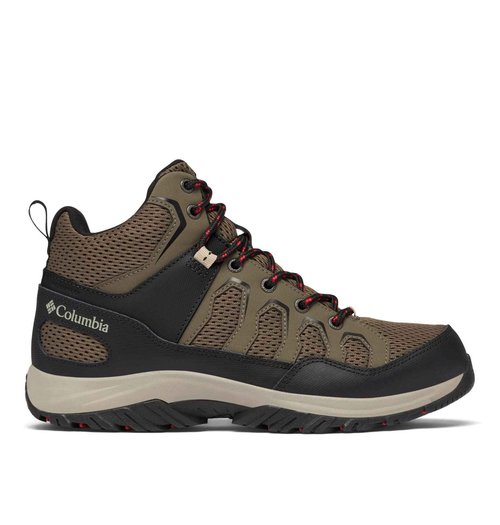 Columbia Men's Granite Trail Mid Waterproof, Mud/Black, 13