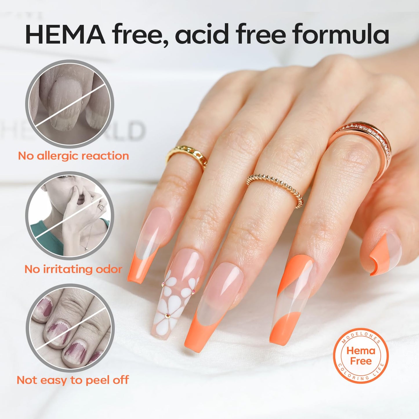 modelones Nail Dehydrator, 30 ml Nail Prep Dehydrator for Press Ons/Acrylic Nails/Gel Polish, Acid Free Natural Prep Dehydrate A