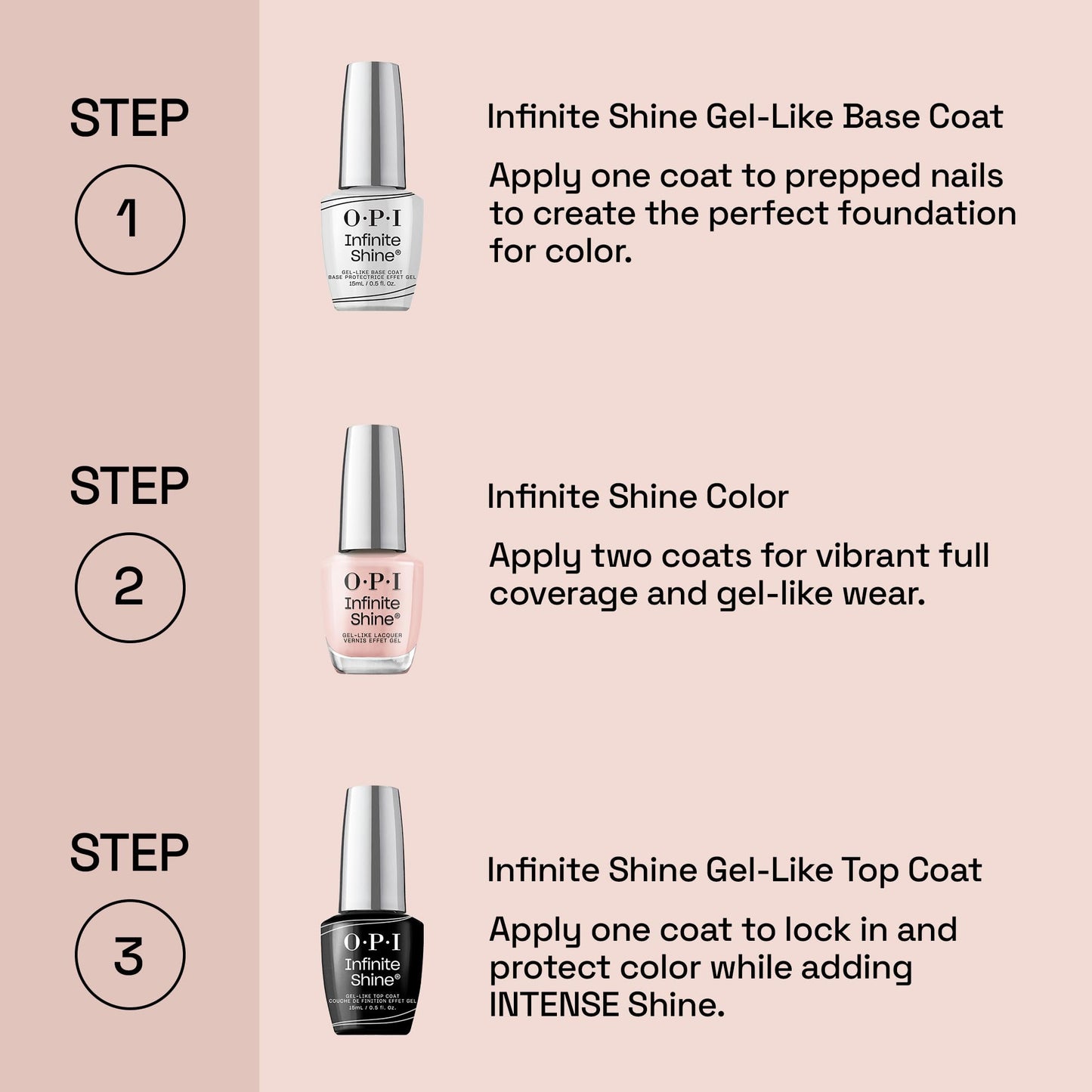 OPI Infinite Shine Servin Pink | Jelly Soft Pink Glitter Long Wear Gel Like Nail Polish | Make 'Em Jelly! Collection | Summer 20