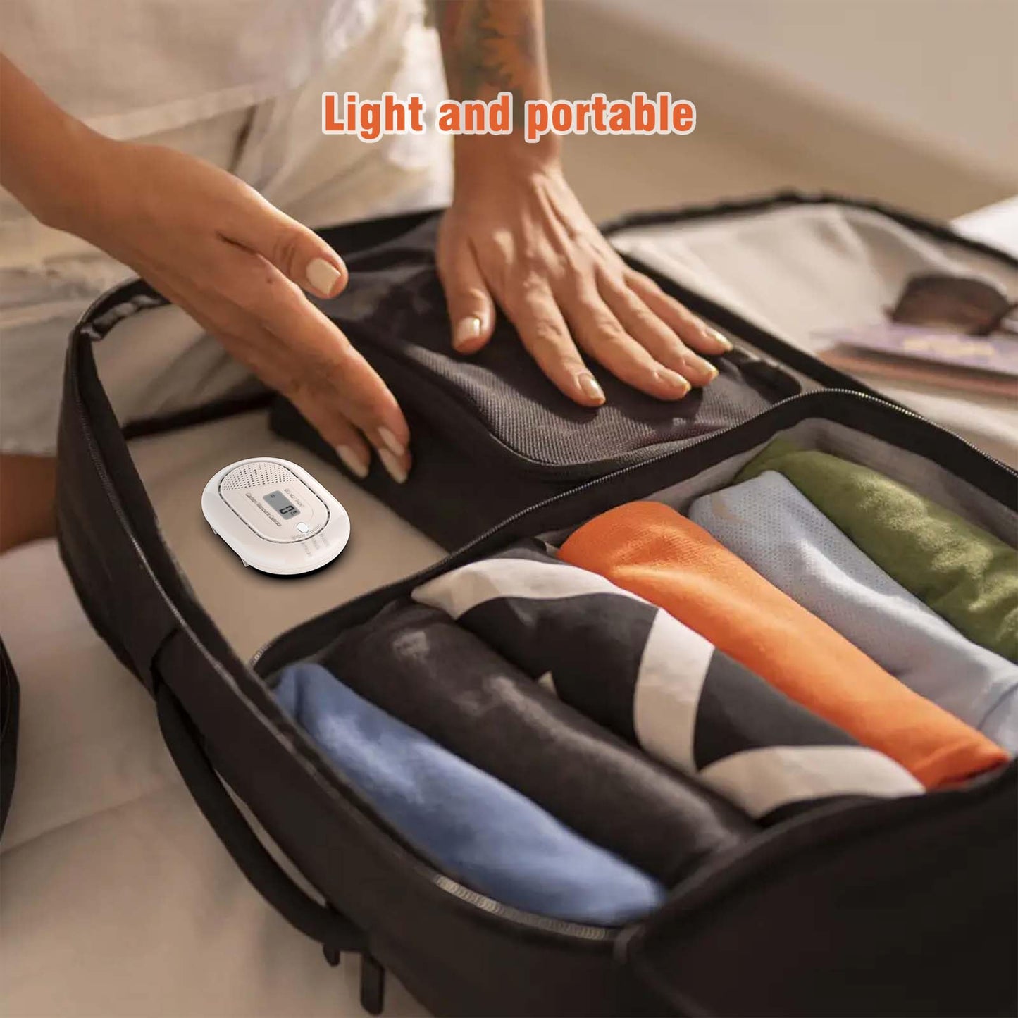 Carbon Monoxide with 10-Year Battery, Digital LCD Portable CO Alarm (2 Piece)