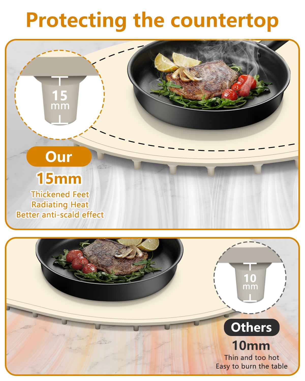 Warming Mat for Food Extra Large,36"x15" Food Warming Mats for Countertops, Parties, and Daily Use with Timer and 3 Temperature Levels