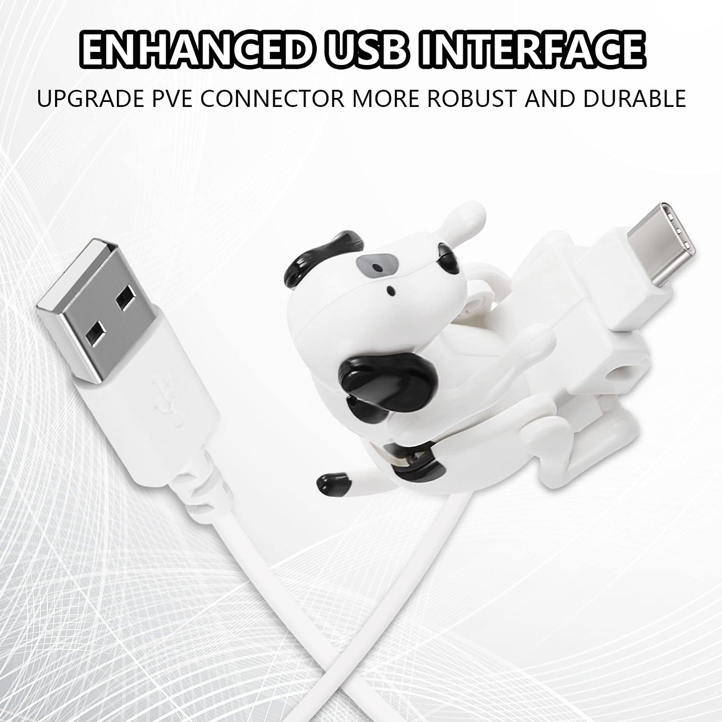 Frienda Dog Charging Cable Dog Smartphone Funny Usb Cable Usb Data Transmission Mini Graduation Season Gift Presents For Chargin