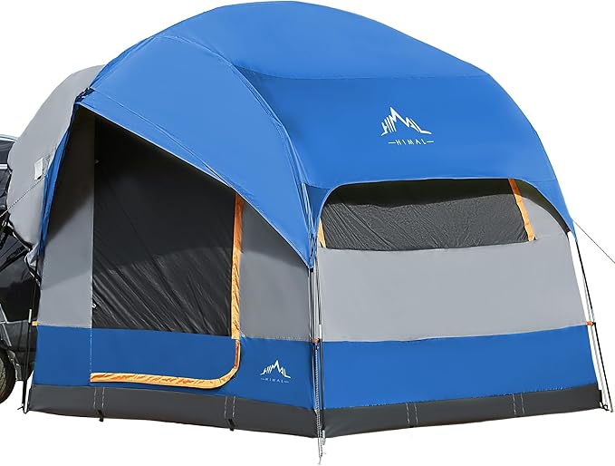 GoHimal SUV Tent for Camping, Waterproof PU3000mm Spacious Double Layer Design for 5-8 Person, Includes Rainfly and Storag...
