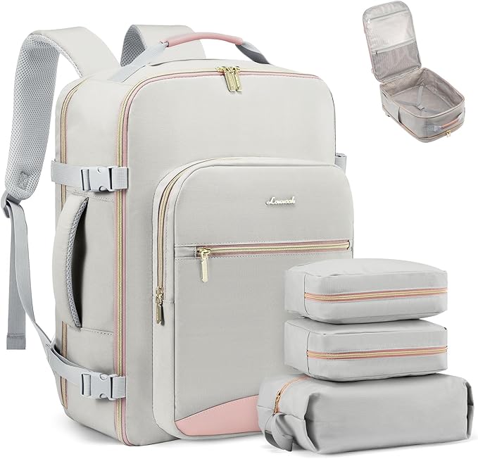 LOVEVOOK Travel Backpack for Women & Men 40L,Airline Approved Carry On Backpack Travel Essentials,TSA Carry on Luggage,Wat...