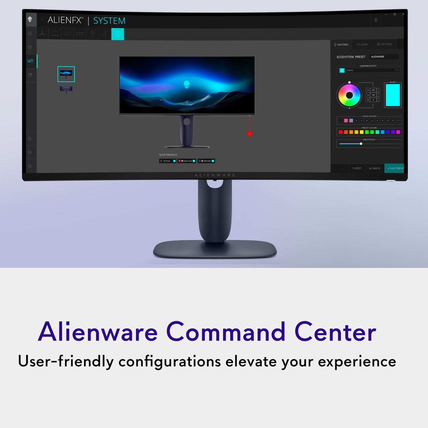 Alienware 34 240Hz QD-OLED Curved Gaming Monitor - AW3425DW - 34.2-inch WQHD (3440 x 1440) 0.03ms Display, 1800R Curve, AMD FreeSync Premium Pro, VESA AdaptiveSync, DisplayHDR TrueBlack 400