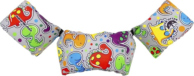 AIRHEAD Water Otter Premium Life Jacket, Flotation Devices for Kids, Dino