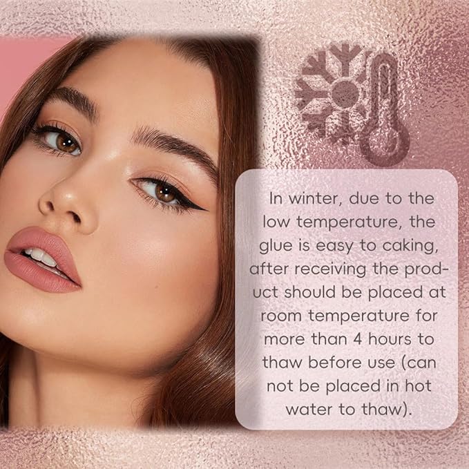 FADLASH Lash Bond and Seal 12ml Cluster Lash Glue for Eyelash Clusters Waterproof Eyelash Glue for DIY Eyelash Extensions Strong Hold