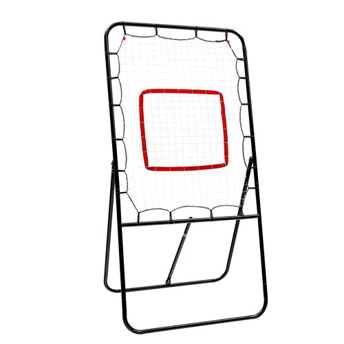 4' Lacrosse Bounce Back Rebounder Pitch Back Ball Return Training Screen with Target by Trademark Innovations