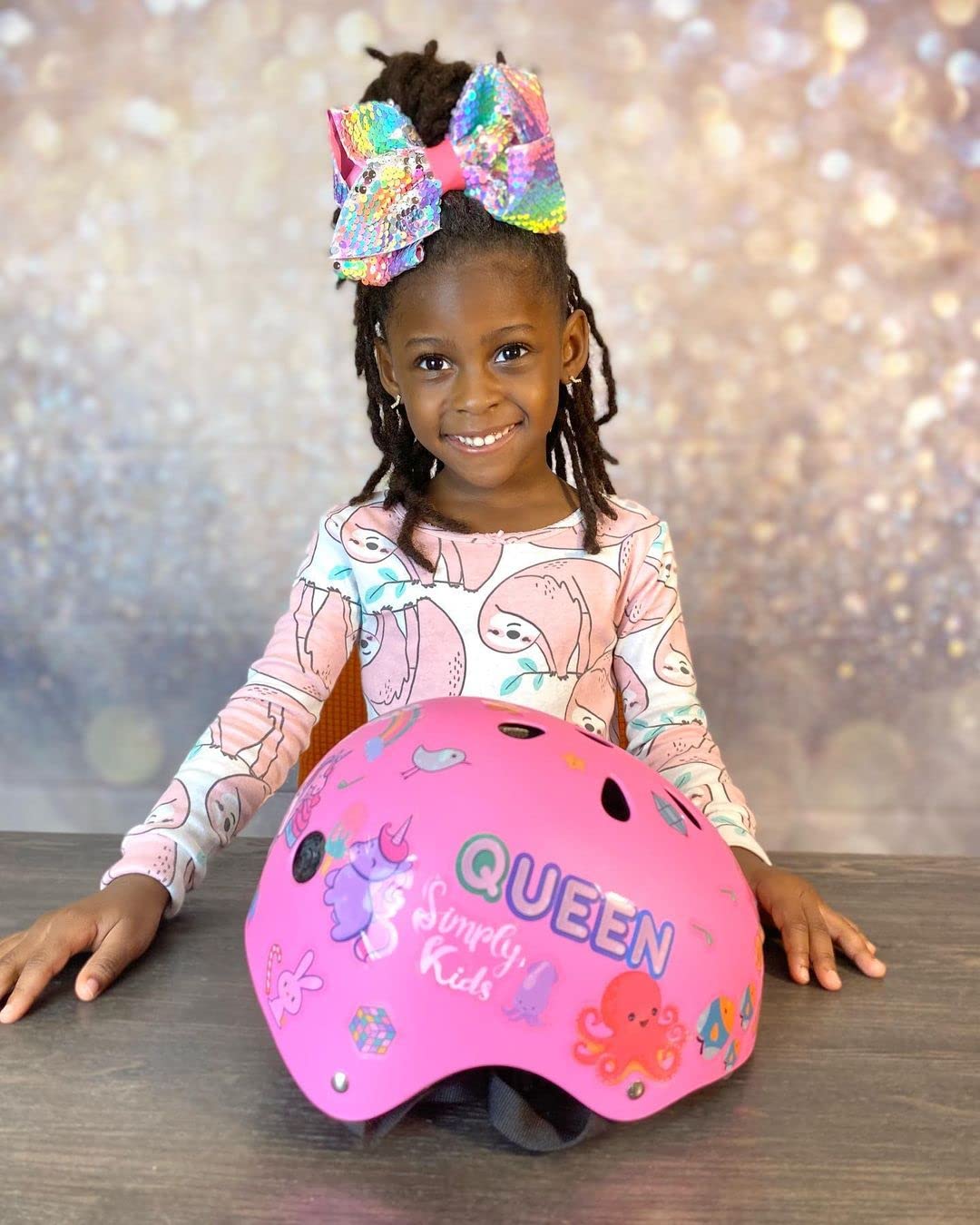 Toddler Helmet 2-4 Years Kids Helmets - Toddler Bike Helmet 3-5 5-8 for Skateboard Roller-Skating Bicycle I Boys Girls Baby Infant Child Ages Year Old Unicron (Pink, Girls in Wonderland)