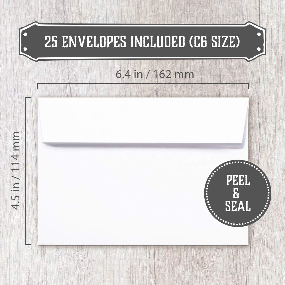 Hat Acrobat 2025 Graduation Party Invitations with Envelopes Graduation Party Announcement Cards for High School or College, 25 Pack (25)