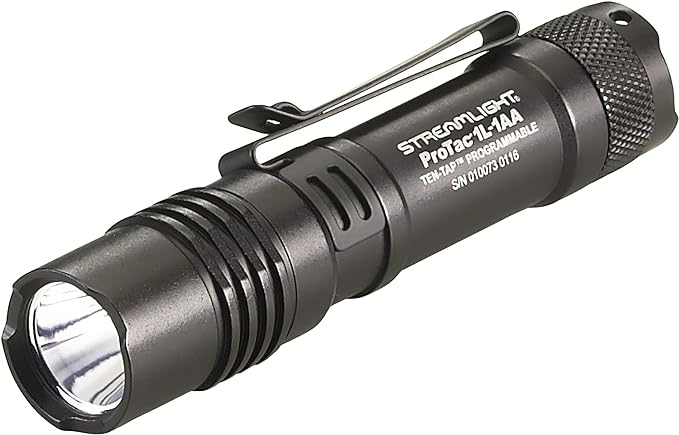 Streamlight 88061 ProTac 1L-1AA 350-Lumen Dual Fuel Professional Tactical Light, Black