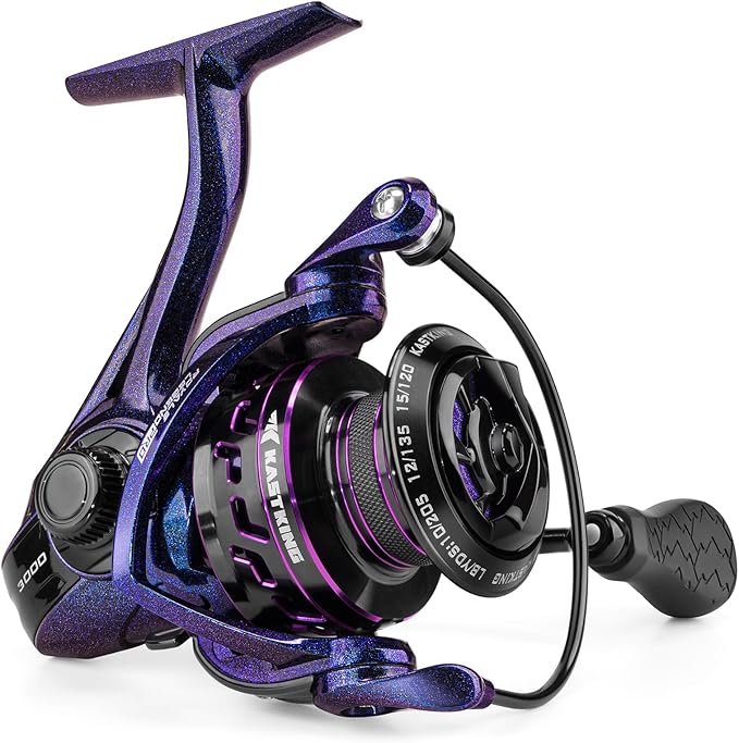 KastKing Royale Legend Pro Spinning Fishing Reel, Lightweight Yet Powerful, Digi-Cut Aluminum Gear, Aerodynamic Reel Roto...