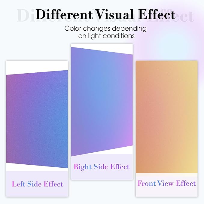 Coavas Stained Glass Window Privacy Film Rainbow Frosted Decorative Static Clings, Opaque Iridescent Prism Window Decals, Sun Blocking Anti-Glare Door Coverings(23.6 x 393.7 Inch, Colorful)
