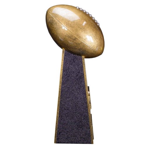 Decade Awards Fantasy Football Champion Trophy - 16 Inch Tall - FFL Champion Gold Tower Award - Engraved Plate On Request (Gold, 16)