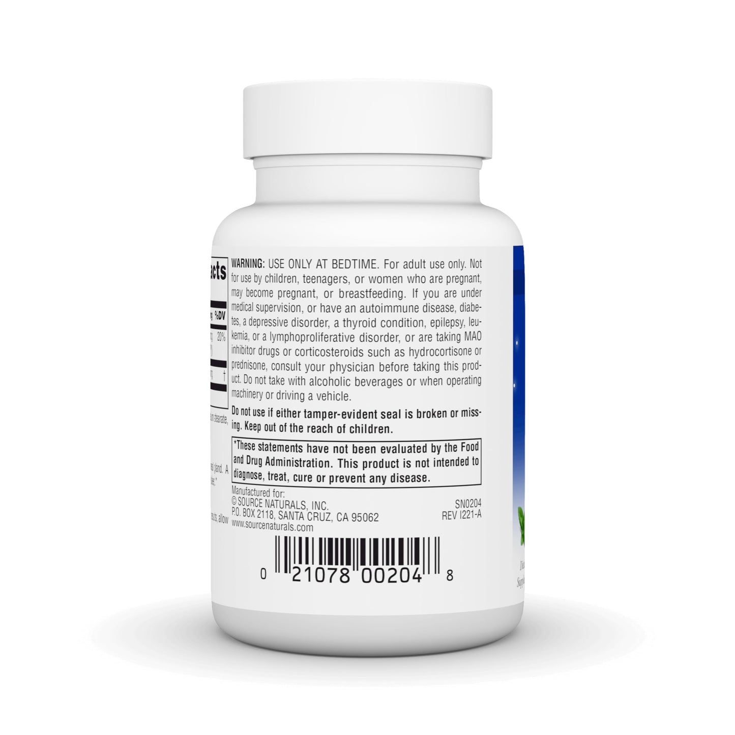 Source Naturals Melatonin, Sleep Supplement, 2.5 mg - 240 Peppermint Flavored Lozenges